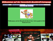 Tablet Screenshot of hennefarthmusik.de